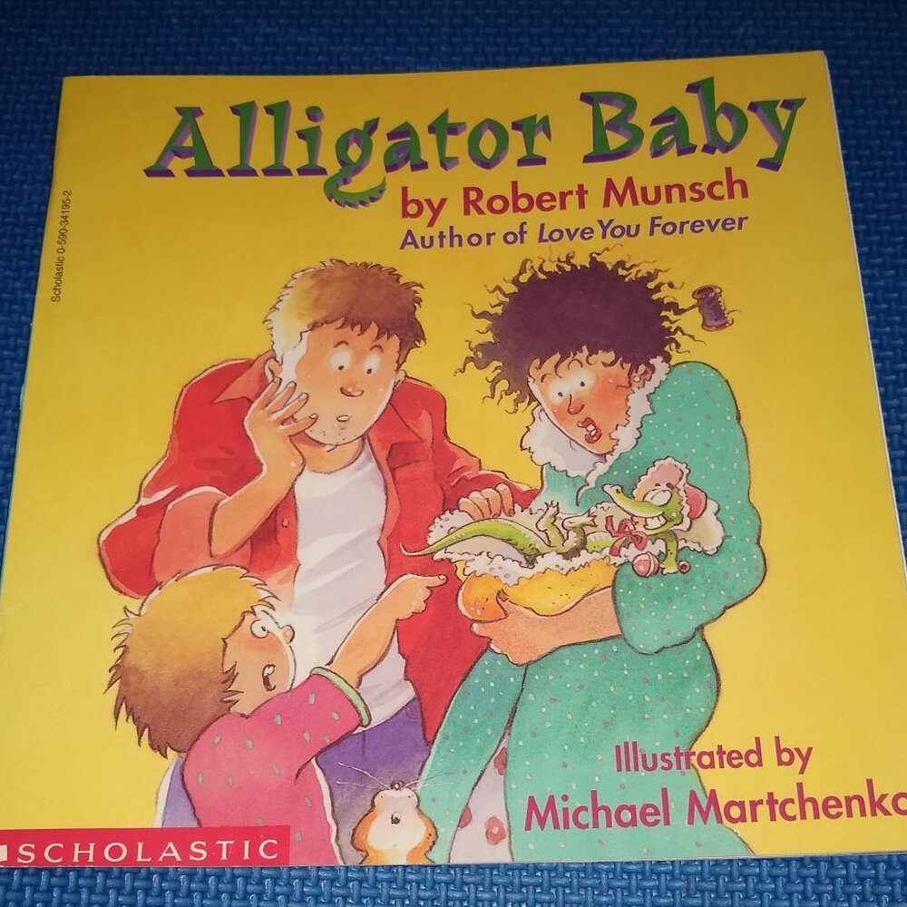 Alligator Baby by Robert Munsch 1997 used paperback
